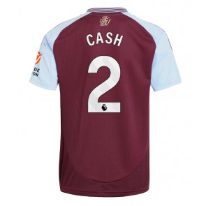 Aston Villa Matty Cash #2 Domácí Dres 2024-25 Krátký Rukáv